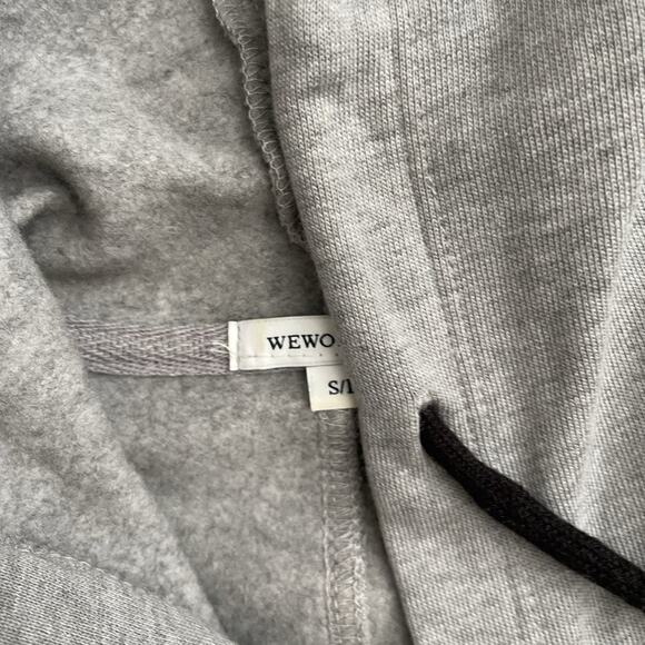 WeWoreWhat Size Small Leisure SweatSuit hooded jumpsuit Heather Grey $128 - Picture 5 of 10